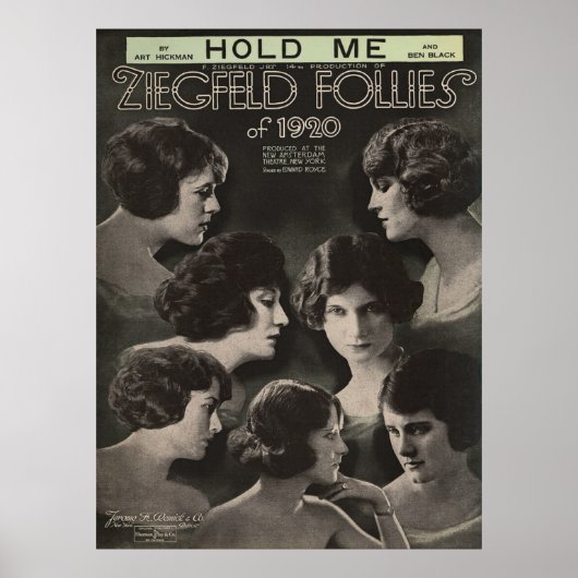Ziegfeld 1920-Hold me Poster (Voorkant)