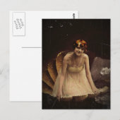 Ziegfeld Actress in een Seashell Briefkaart (Voorkant / Achterkant)