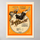 Ziegfeld Follies 1917 Datablad Music Hoesje Copy Poster (Voorkant)