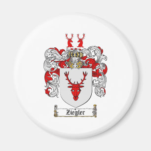 Ziegler Coat of Arms / Ziegler Family Crest Magneet