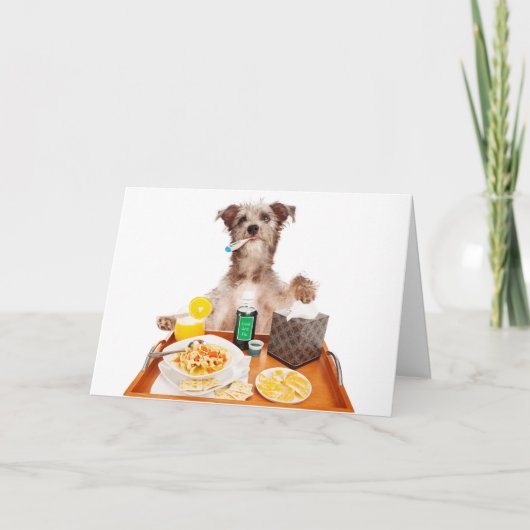 Ziek als een wenskaart kaart (Voorkant)