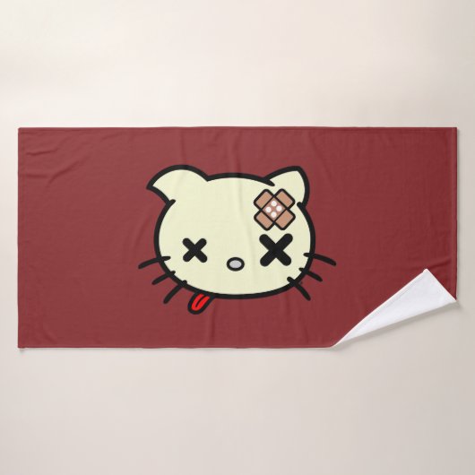 Ziek Kat Badhanddoek (Badhanddoek)