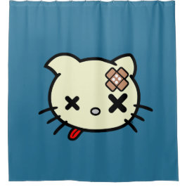 Ziek Kat Douchegordijn