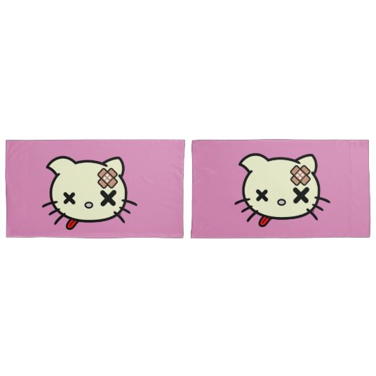 Ziek Kat Kussensloop (Voorkant-Set)