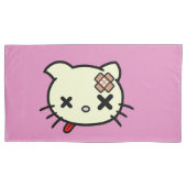 Ziek Kat Kussensloop (Voorkant-Links)