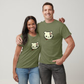 Ziek Kat T-shirt (Unisex)