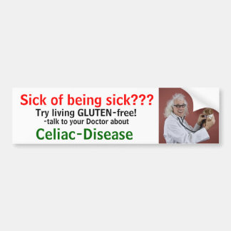 Ziek om ziek te zijn??.. bumpersticker