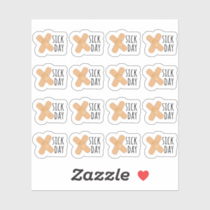 Zieke dag Medipatches Dag van de Herinnering Bujo  Sticker