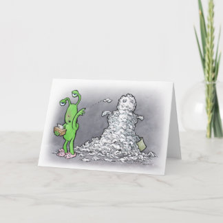 zieke dagsneeuwman kaart