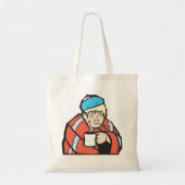 Zieke Man Tote Bag (Voorkant)