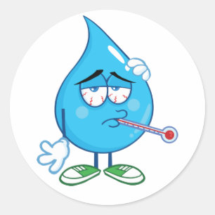 Zieke Stickers voor watervallen