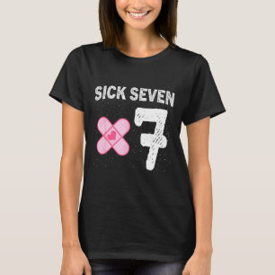Zieke Zeven 67 Halloween Kostuum Leuk Woordspel On T-shirt