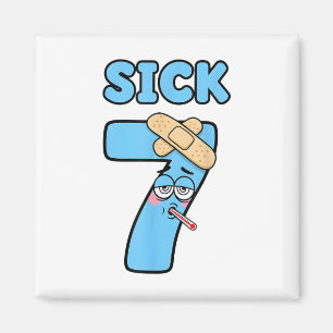 Zieke Zeven Meme T-shirt 67 Zes Zeven Grappige Woo Magneet