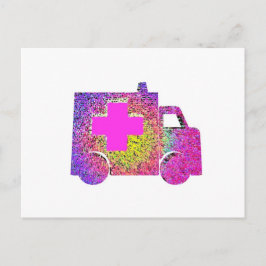 ziekenambulanceverpleegkundige emt arts briefkaart