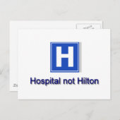 Ziekenhuis Briefkaart (Voorkant / Achterkant)