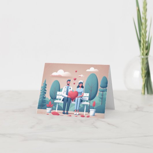 Ziekenhuis Love Seat Kaart (Voorkant)