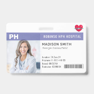 Ziekenhuis Medisch Personeel Foto ID Badge