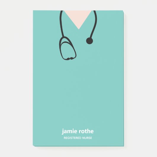 Ziekenhuis Scrubs Post-it® Notes (Voorkant)