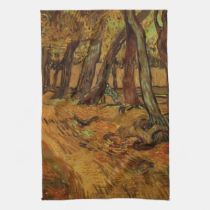 Ziekenhuis Tuin St Paul door Vincent van Gogh Theedoek