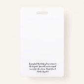 Ziekenhuisbadge ICU Nurse Badge (Achterkant)