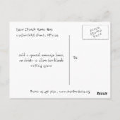 Ziekenhuisopname: Denk aan jou! Briefkaart (Achterkant)