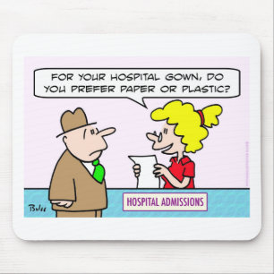 ziekenhuispapier kunststoftoevoer muismat