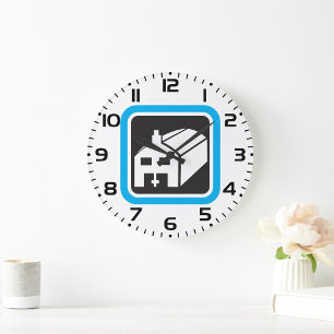 Ziekenhuisschuur Icon Minimalist Healthcare Facili Grote Klok