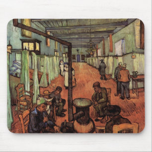 Ziekenzaal in het ziekenhuis in Arles door Vincent Muismat