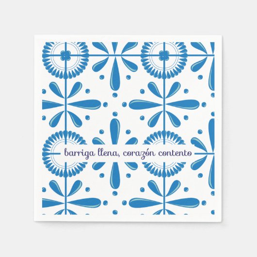 ziekño mexicano estilo talavera servet (Voorkant)