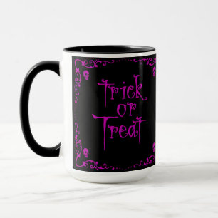 Ziekte Paarse Trick or treat Mok