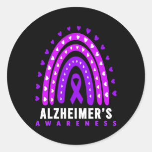 - Ziekte van Alzheimerheimer - Bewustzijn van Heim Ronde Sticker