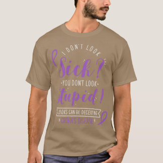 Ziekte van Crohn Ik zie er niet ziek uit T-shirt