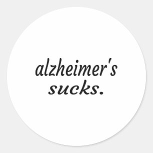 Ziekte van Heimerheimer Heimerheimer Ziekte bewust Ronde Sticker