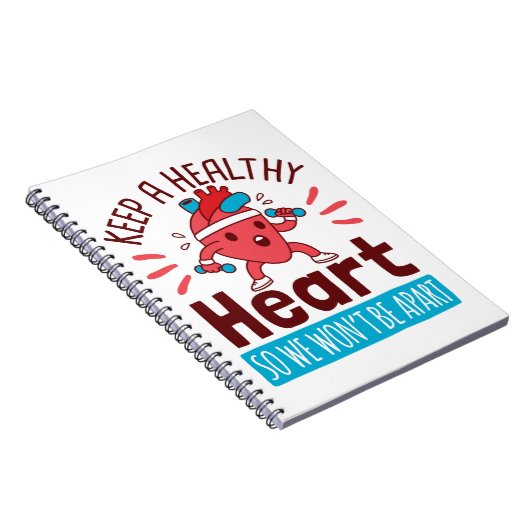Ziekte van het hart Bewustzijn Een gezond hart beh Notitieboek (Rechterzijde)