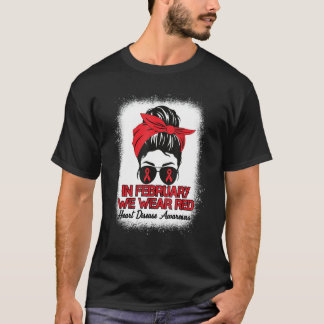 Ziekte van het hart in februari We Draag Rood me T-shirt