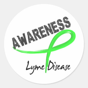 Ziekte van Lyme 3 Ronde Sticker