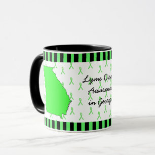 Ziekte van Lyme Bewustzijn in Georgia Coffee Mok