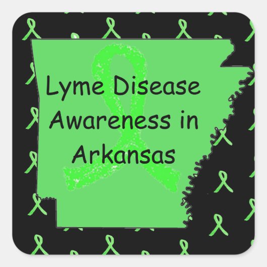Ziekte van Lyme in Arkansas Stickers (Voorkant)
