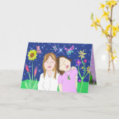 Ziekte van Lyme-ondersteuningskaart Kaart (Gele Bloem)