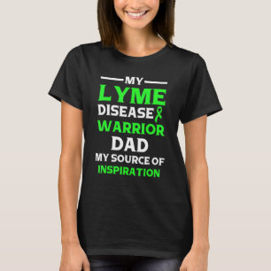 Ziekte van Lyme Overleving Warrior Awareness 9 T-shirt