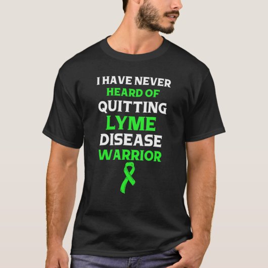 Ziekte van Lyme Overleving Warrior Awareness 9 T-shirt (Voorkant)