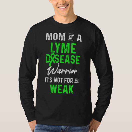 Ziekte van Lyme Survivor Warrior Awareness 42 T-shirt (Voorkant)