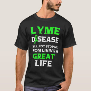 Ziekte van Lyme Survivor Warrior Awareness 67 T-shirt