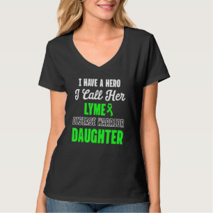 Ziekte van Lyme Survivor Warrior Awareness 71 T-shirt