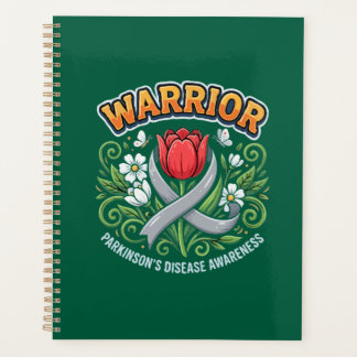 Ziekte van Parkinson Bewustzijn Warrior Rode Tulp Planner