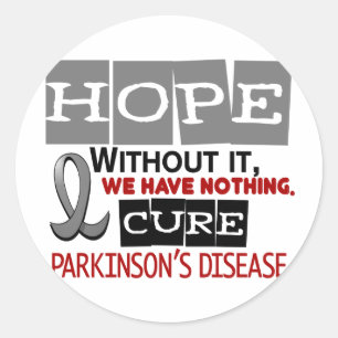 Ziekte van Parkinson HOPE 2 Ronde Sticker