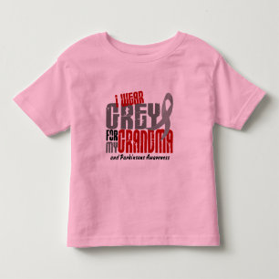 Ziekte van Parkinsons Ik DRAAG GRAY VOOR MIJN GRAN Kinder Shirts