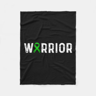 Ziekte Warrior Bewustzijn Groen Lint Fleece Deken