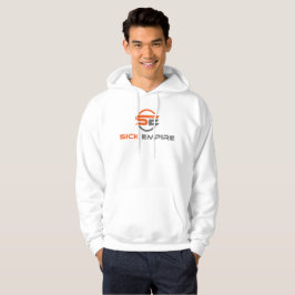 Ziektearm - Hoodie 4 (Oranje en grijze Logo)