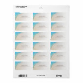 Ziektebalgolven Modern handgeschreven script Etiket (Full Sheet)